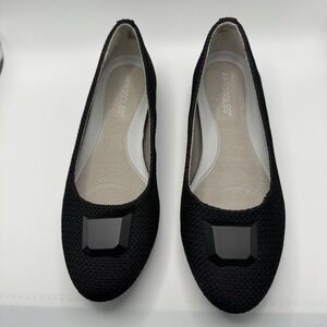Aerosoles Shoes Black Size 7 Women's Spin-Off Style Textile *see all photos*